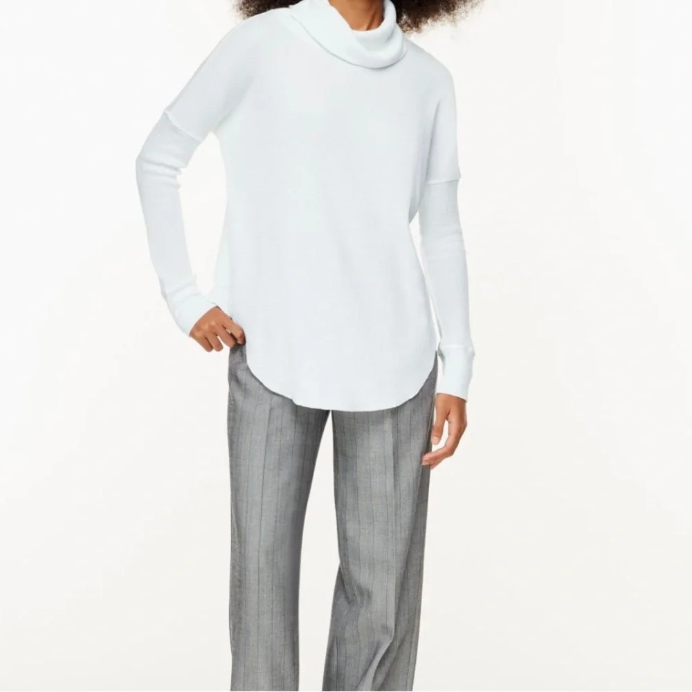 Aritzia Babaton Thermal Cowl Neck Shirt - Picture 7 of 7